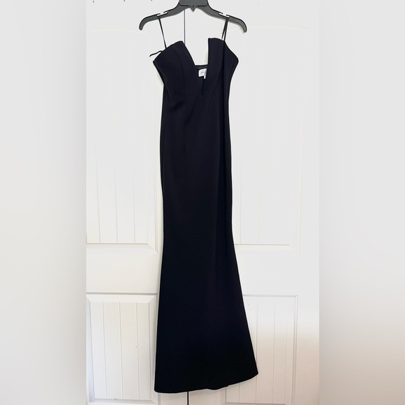 Katie May Crush Gown in Navy Blue - Picture 3 of 9